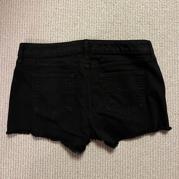 GAP Black Denim Shorts - SIZE 30 / 10 - Picture 3 of 3